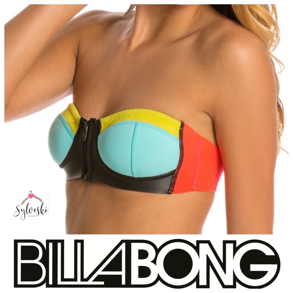 🆕Billabong Stay Salty Bikini Top Heritage Solid - Picture 5 of 8